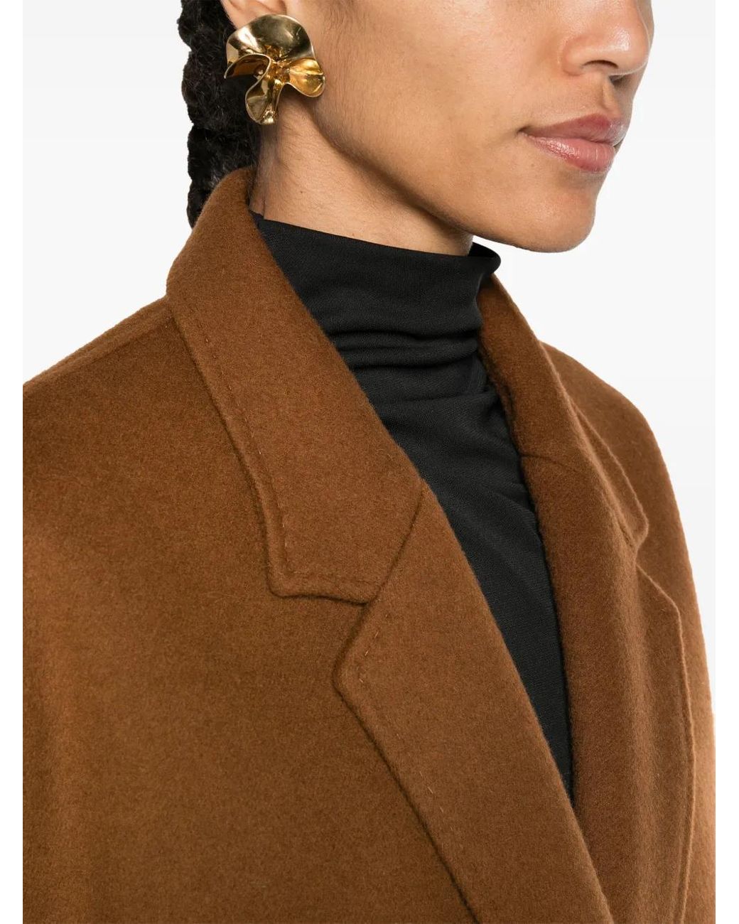 Isabel Marant Brown Efegozi Double-Breasted Coat