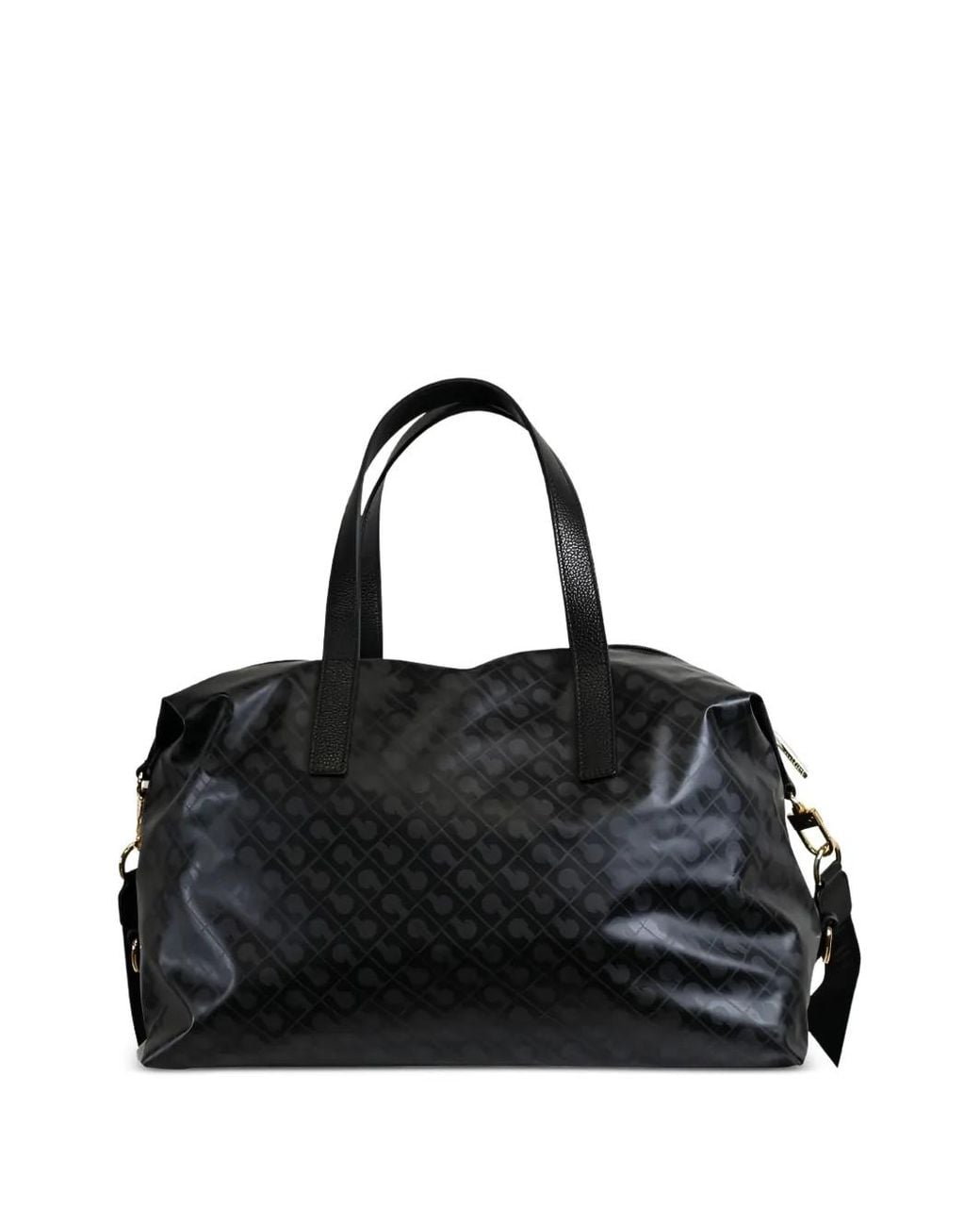 Gherardini Black Logo-Print Tote Bag