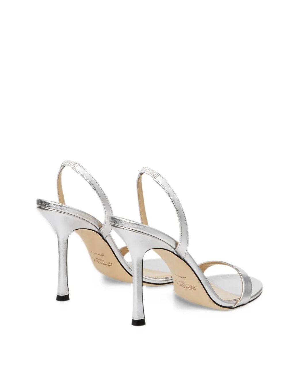Jimmy Choo White Jenn 100 Sandals