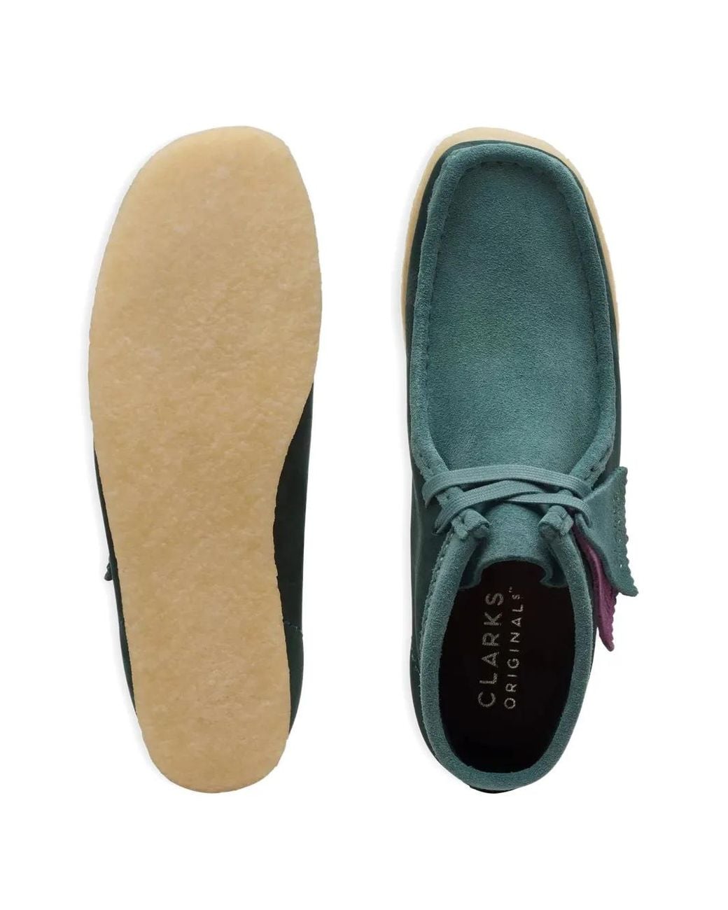 Clarks Green Wallabee Boots
