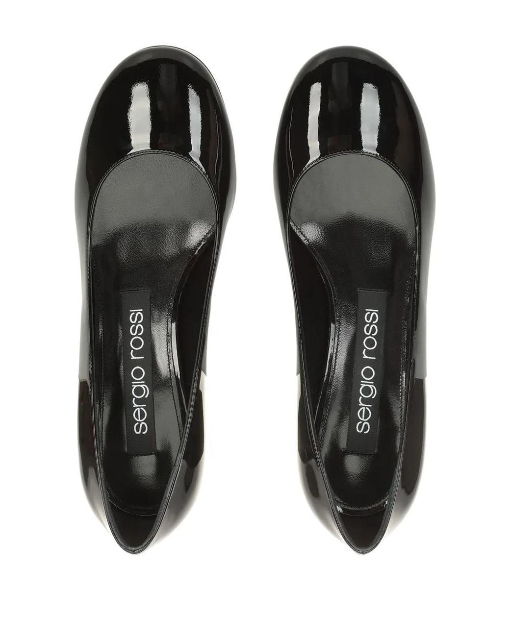 Sergio Rossi Black Pilier Pumps