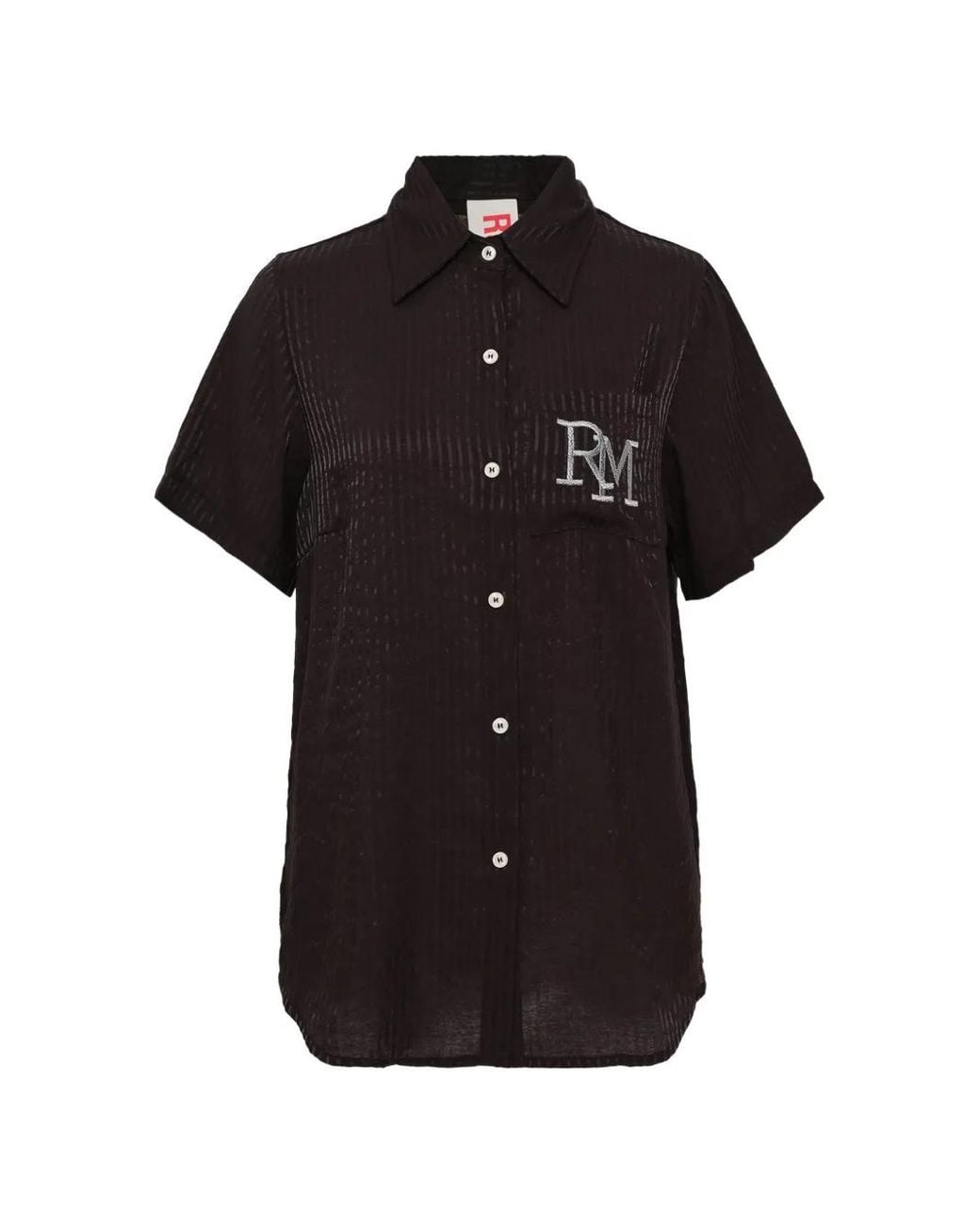 Rally Movement Black Ivy Logo-Embroidered Shirt