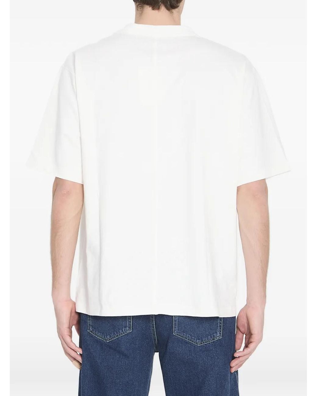The Row White Steven Cotton T-Shirt for men