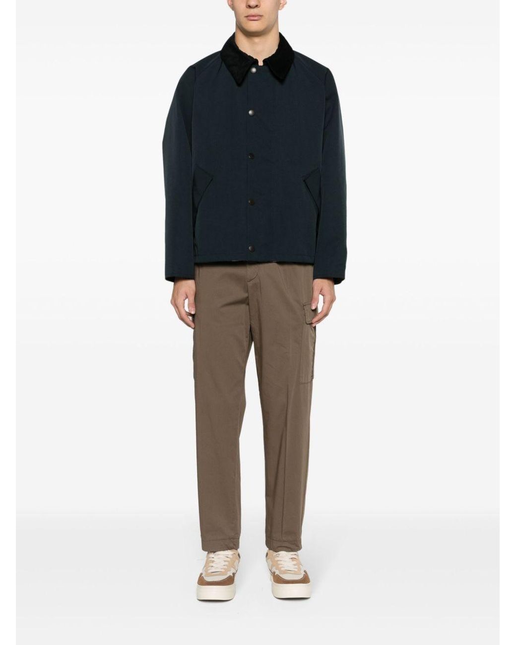 Barbour Transporter Reversible Shirt Jacket in Blue for Men