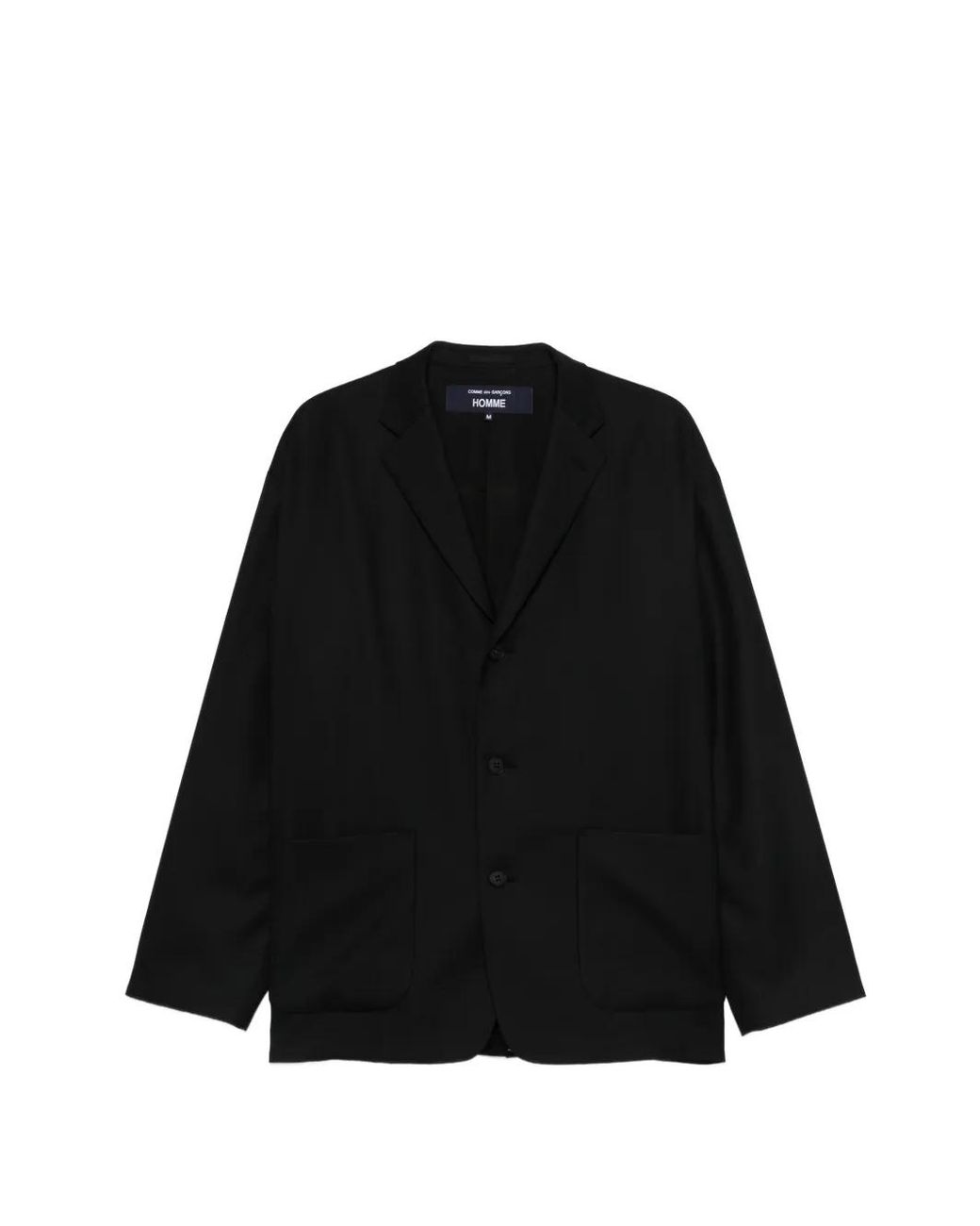 Comme des Garçons Black Patch-Pocket Blazer for men