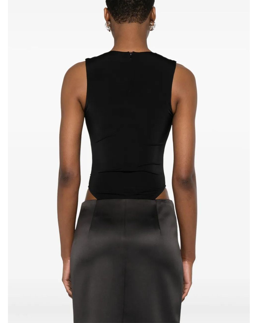 Nissa Black Rhinestone-Embellished Body