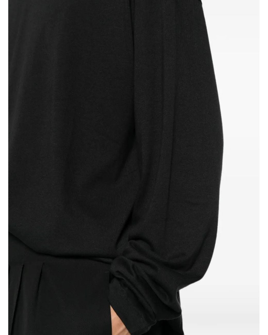 Fear Of God Black Essentials Crew-Neck Long-Sleeve T-Shirt for men