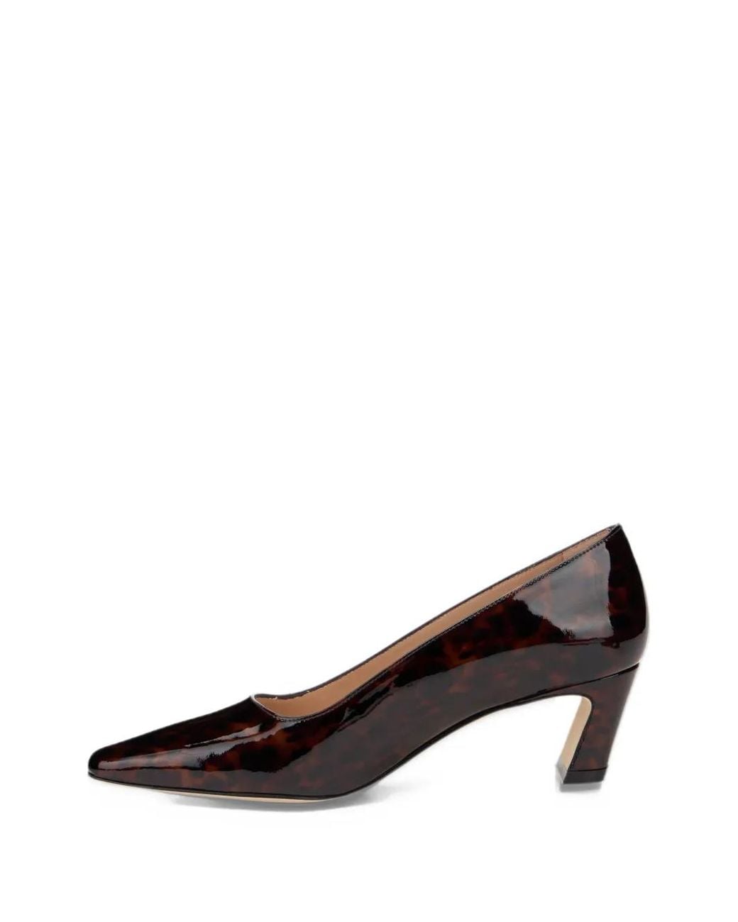 Stuart Weitzman Brown Stassi Tortoise-Effect Pumps