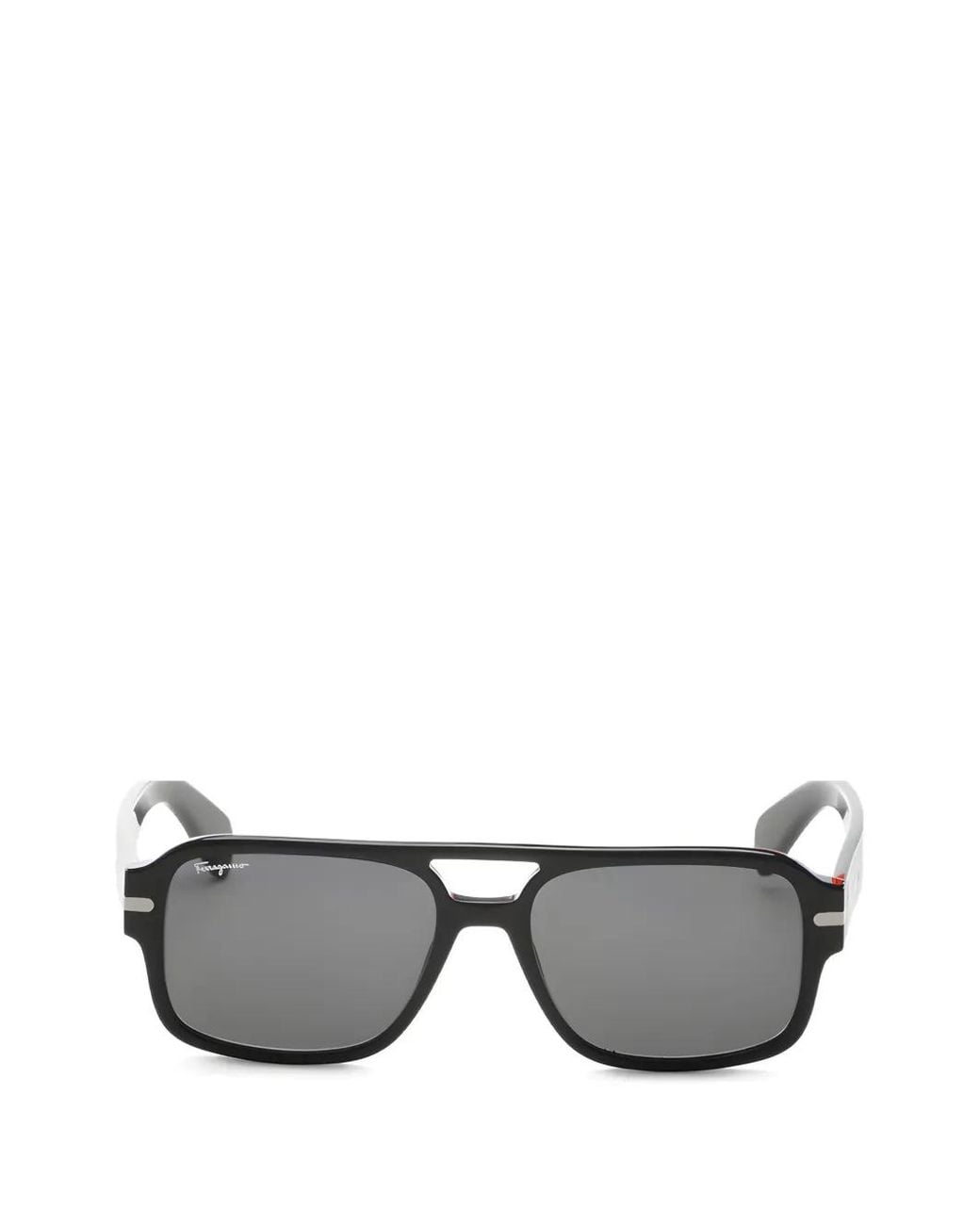 Ferragamo Eyewear Gray Square-Frame Sunglasses for men