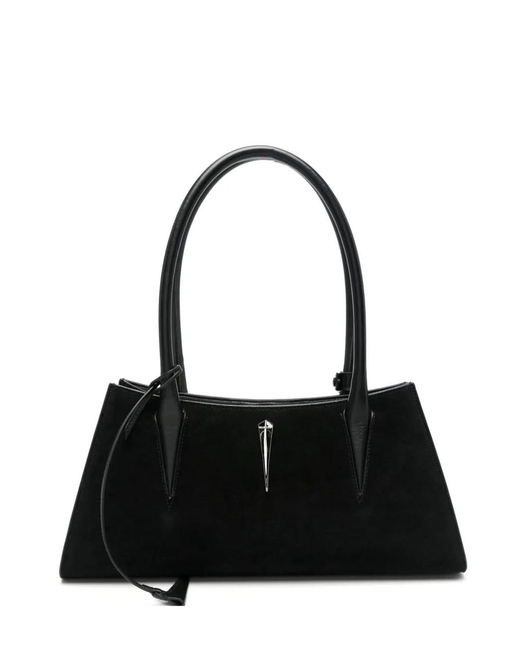 Mugler Black Sac Porté Épaule À Ornements