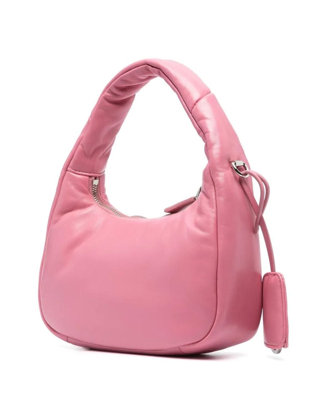 Prada Pink Mini Padded Leather Shoulder Bag