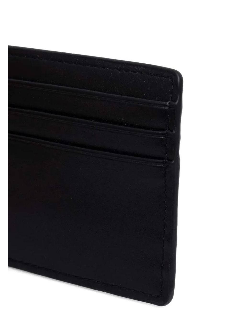 Trussardi Black Octagonal 42Mm Watch Cardholder Set for men