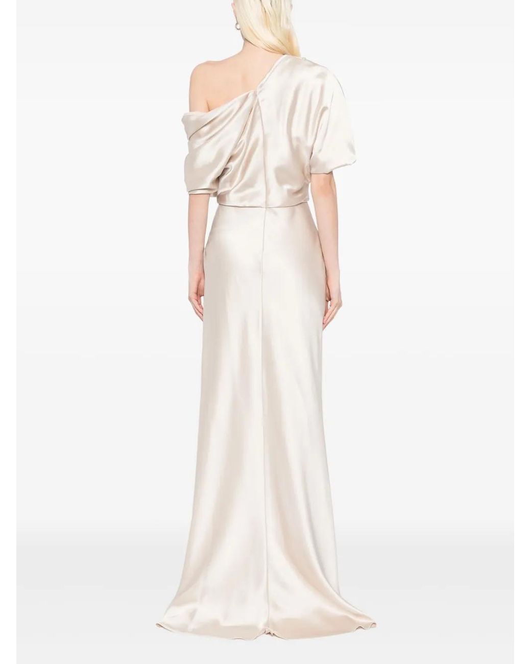 Amsale White The Slouch Dress