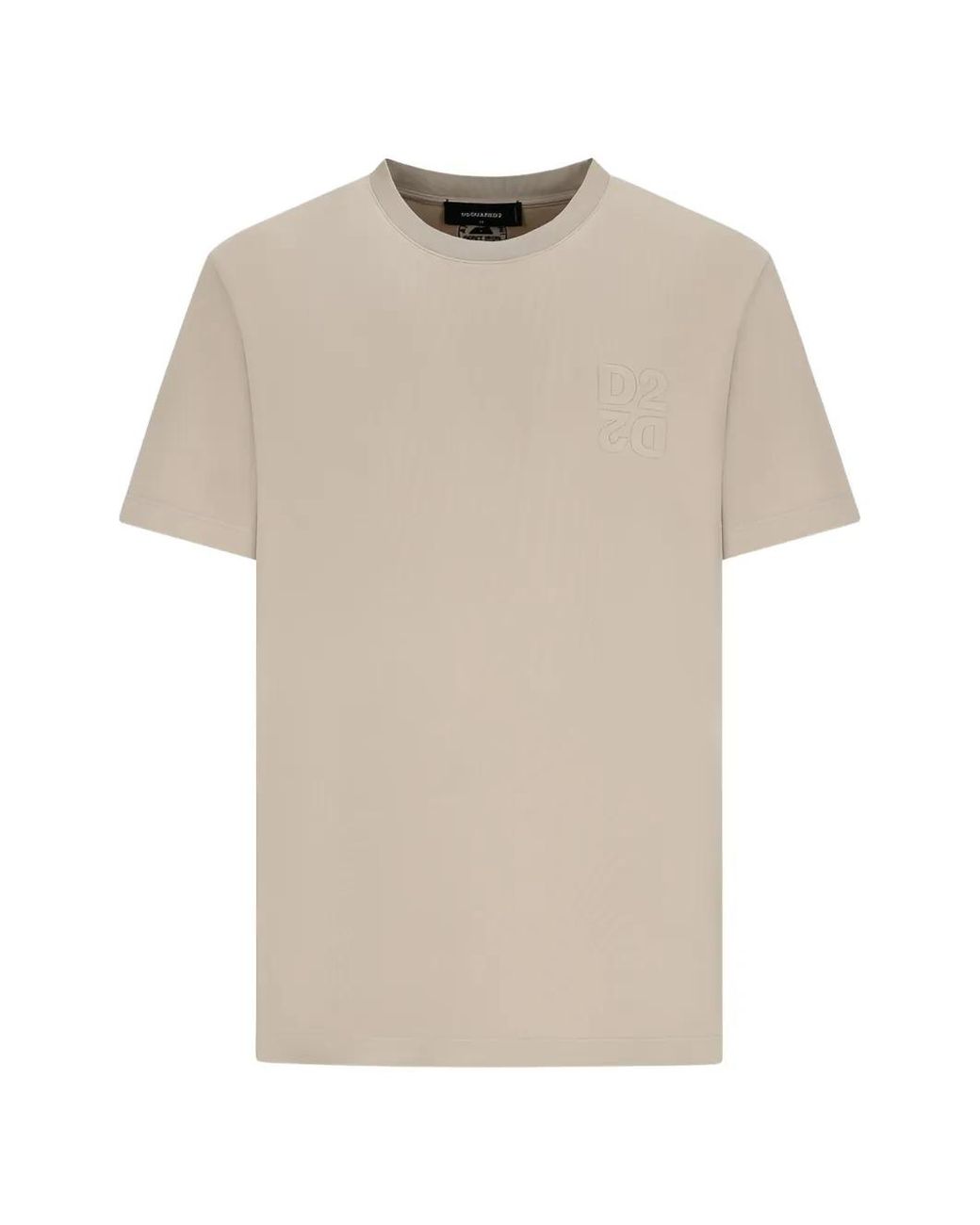 DSquared² Natural Logo-Patch T-Shirt for men