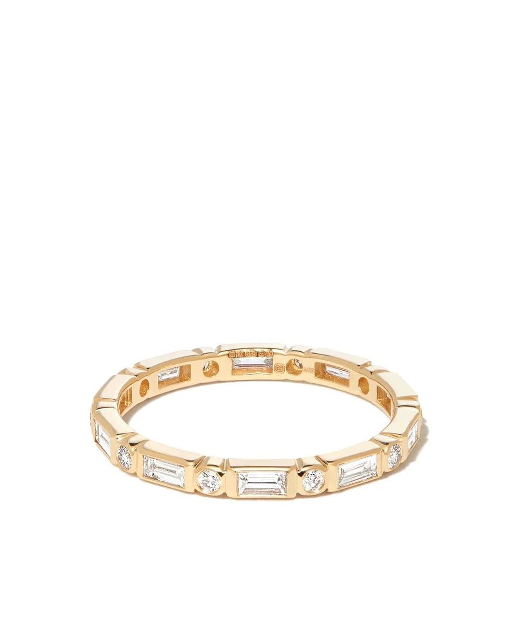 Sydney Evan Metallic 14Kt Diamond Eternity Ring