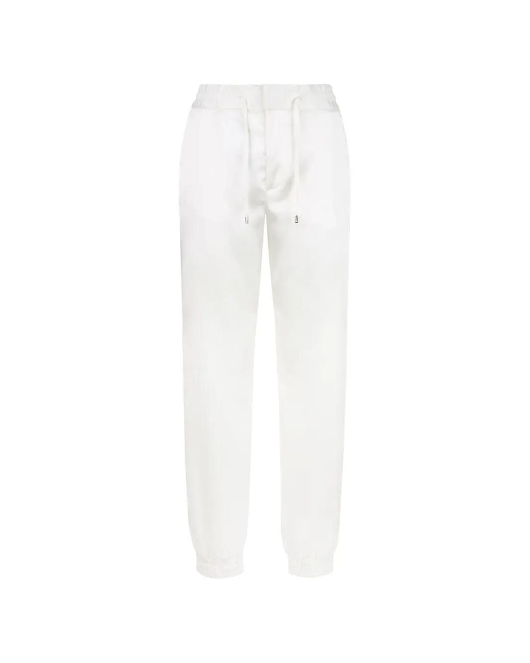 Philipp Plein White Cady Jogging Trousers Cargo Fit