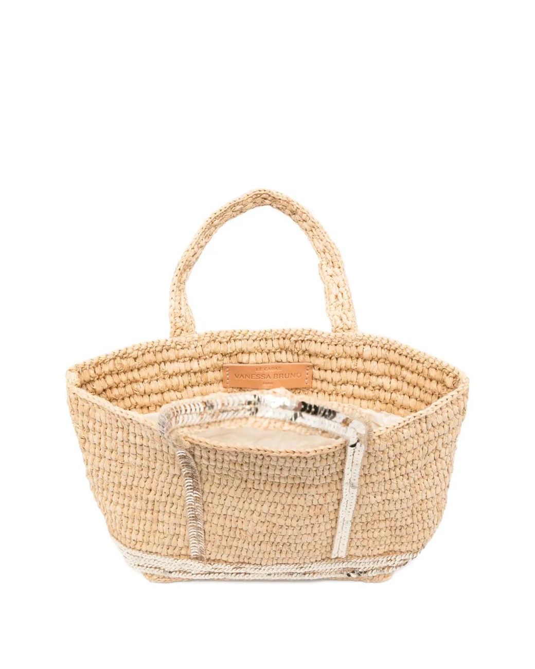 Vanessa Bruno Mini Sac Cabas Sequins En Raphia In Natural Lyst UK Vanessa Bruno Mini Sac Cabas Sequins En Raphia In Natural Lyst UK