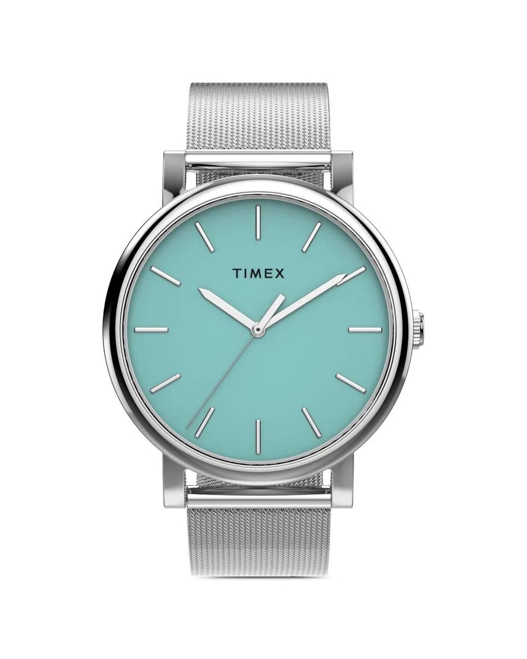 Timex Blue Round-Face 38Mm Watch