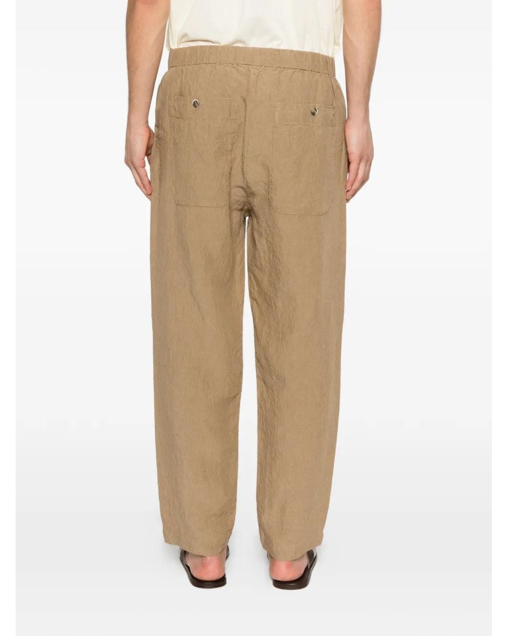 Barena Elastische Broek in het Natural voor heren