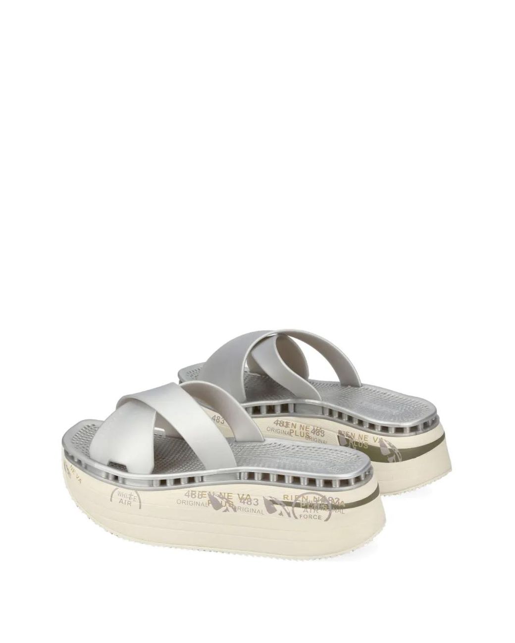 Premiata White Moura 7458 Slipper