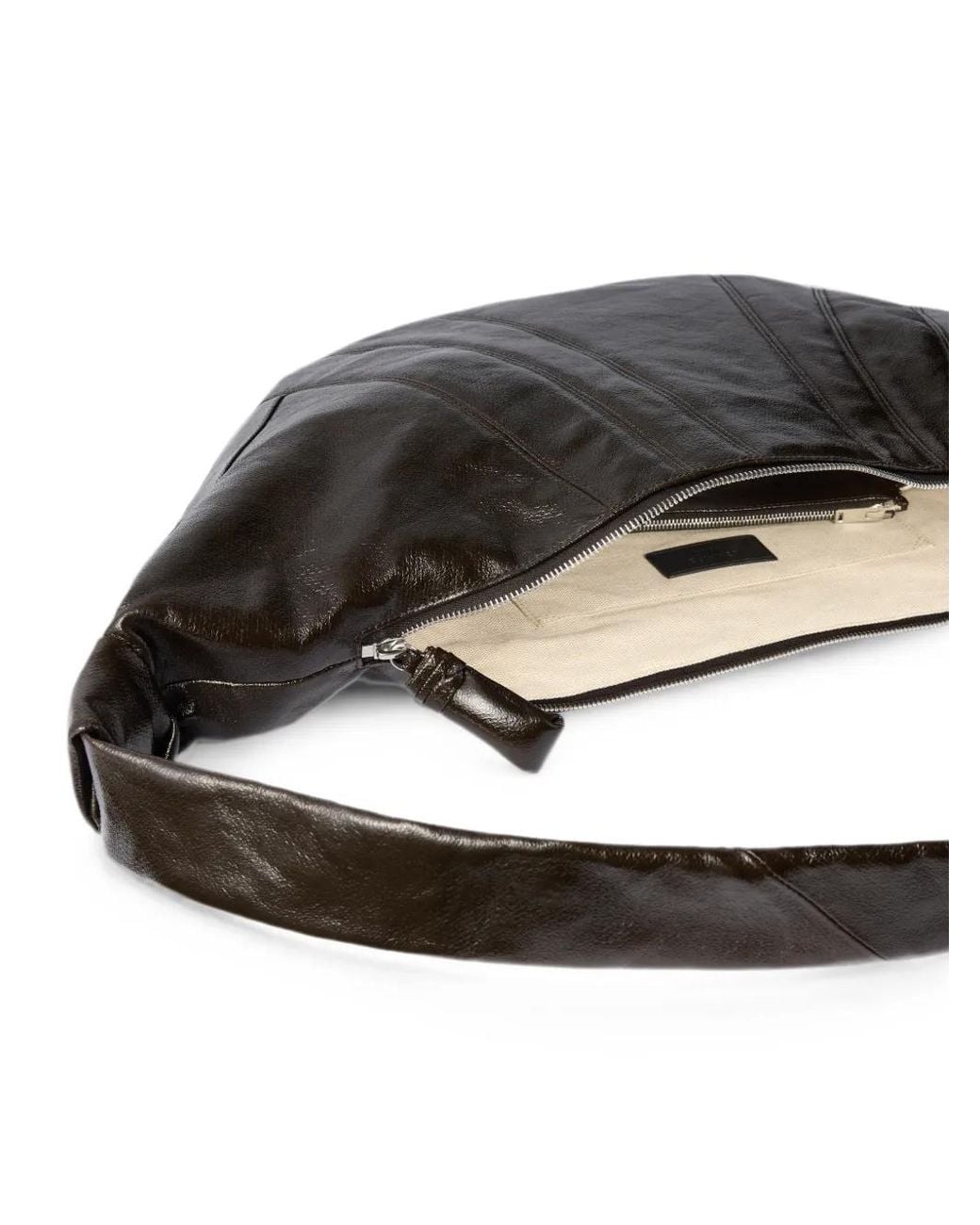 Lemaire Black Large Croissant Bag