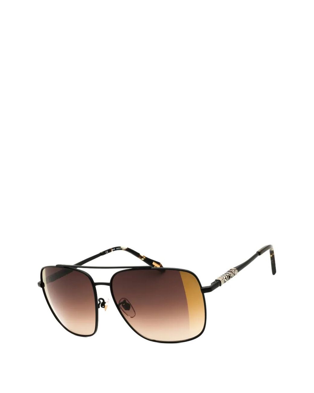 Just Cavalli Black Rectangle-Frame Sunglasses