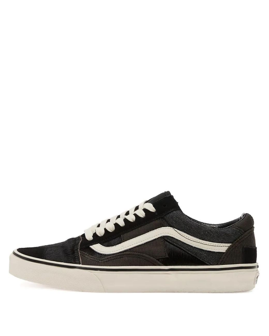 Vans Black Old Skool Patchwork Trainers