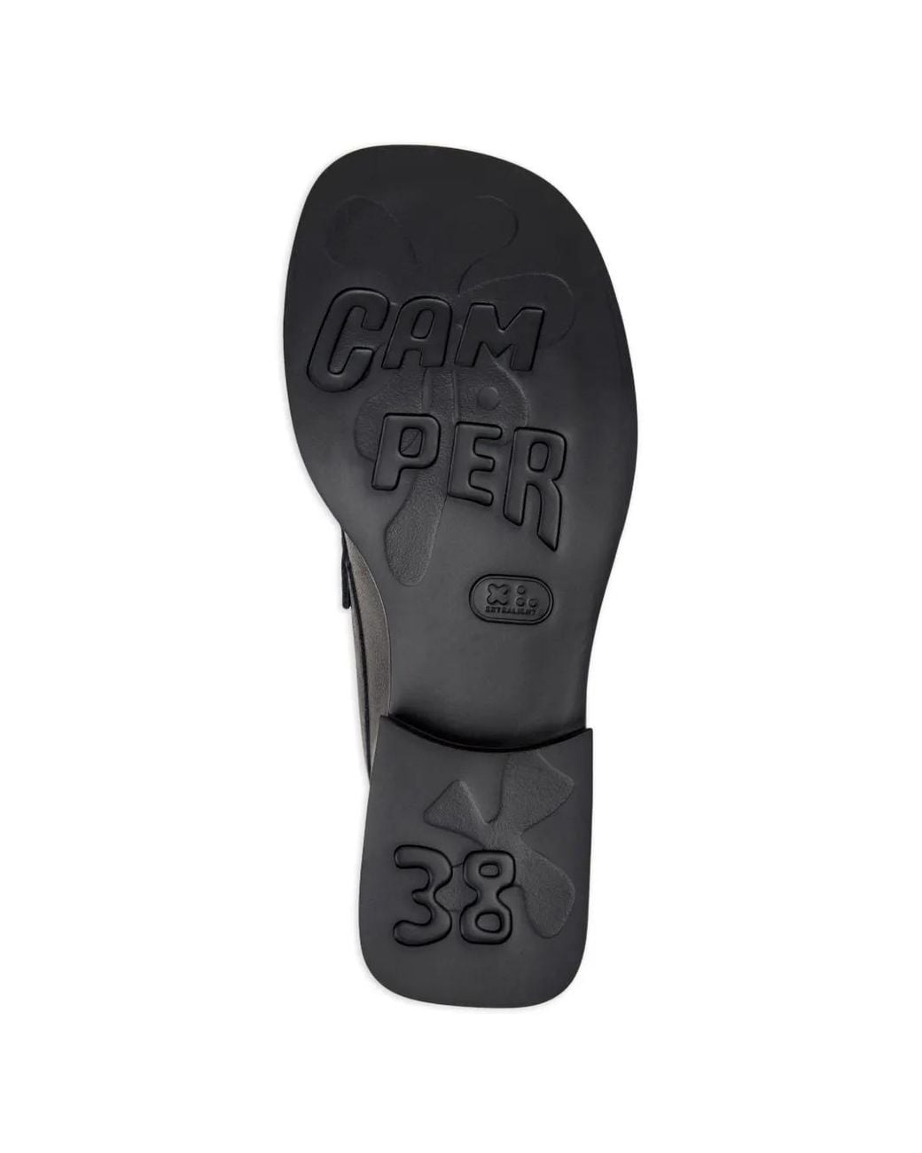 Camper Black Donna Leather Loafers
