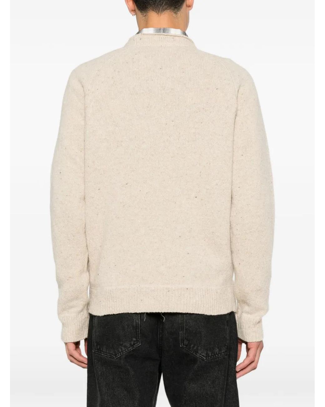 DSquared² Natural Basic Knit Sweater for men
