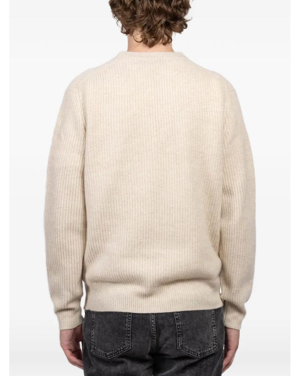 Alex Mill Natural Jordan Heather Ecru Sweater for men
