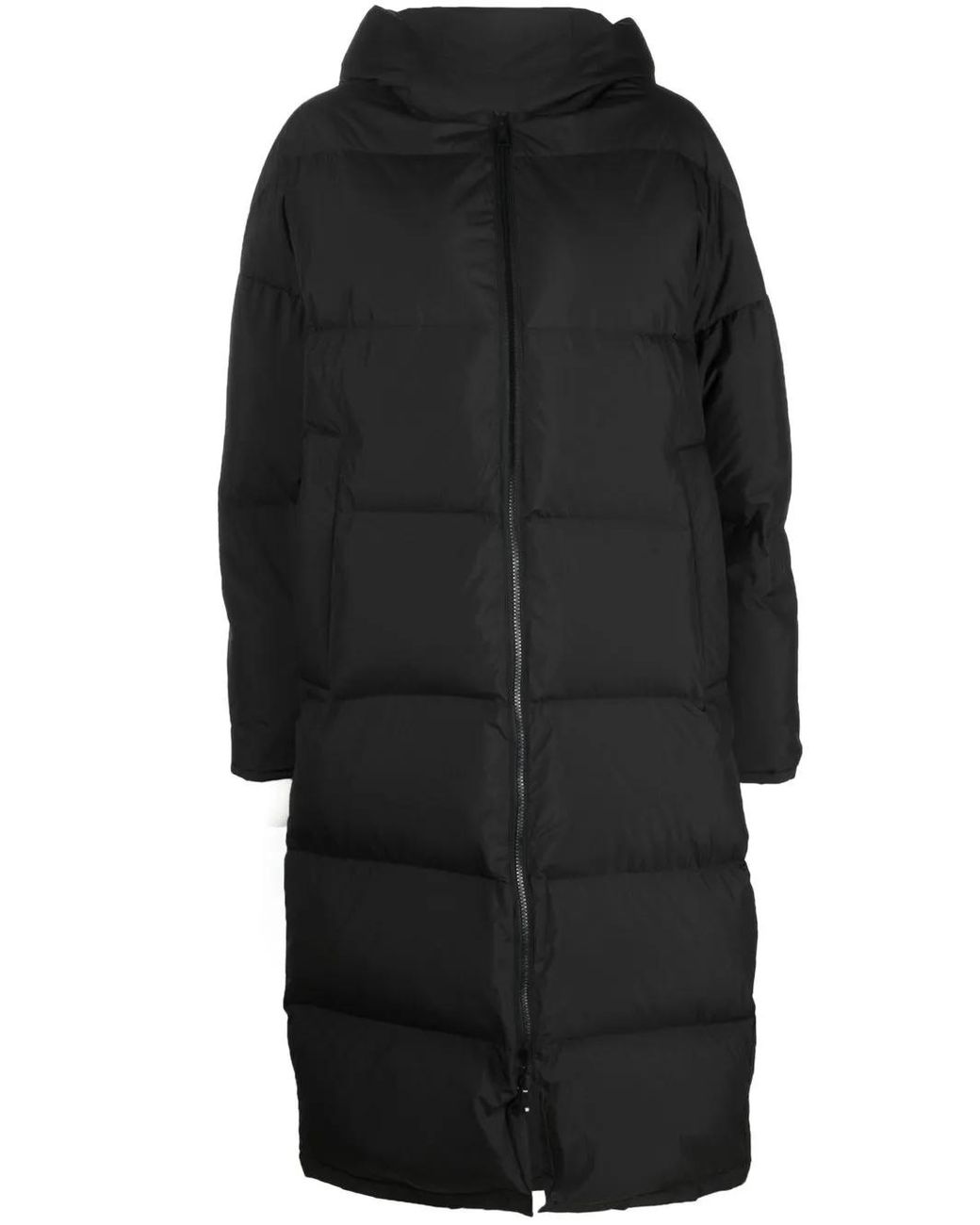 Yves Salomon Black Reversible Hooded Down Parka