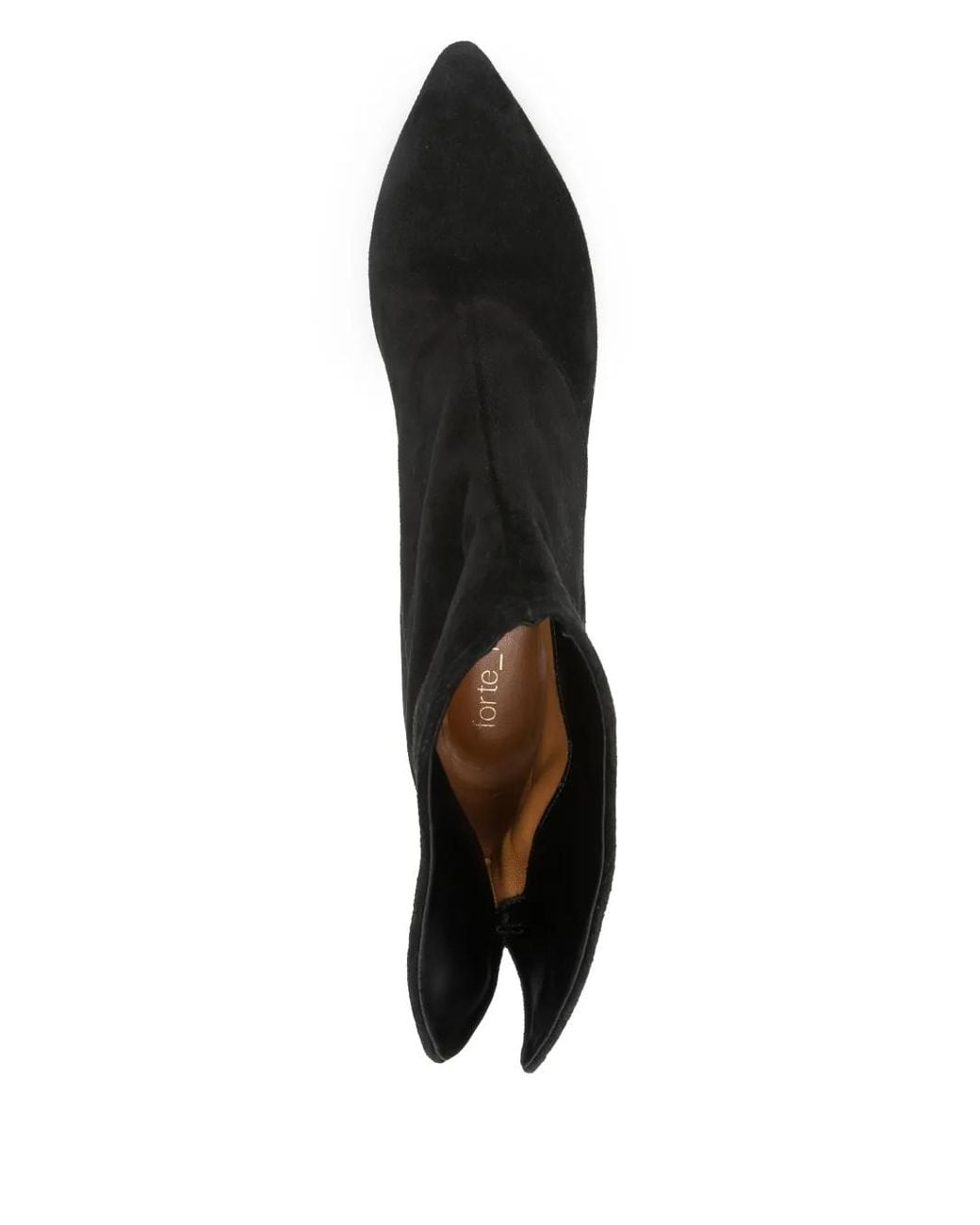 Forte_forte Black Suede Ankle Boots