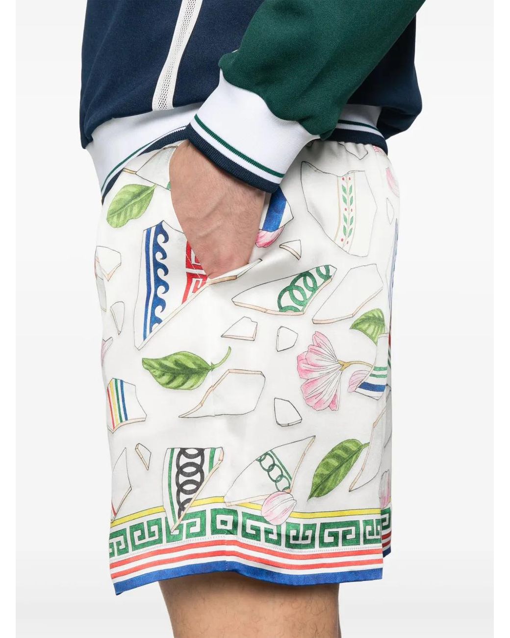 Casablanca Multicolor Drawstring Shorts for men