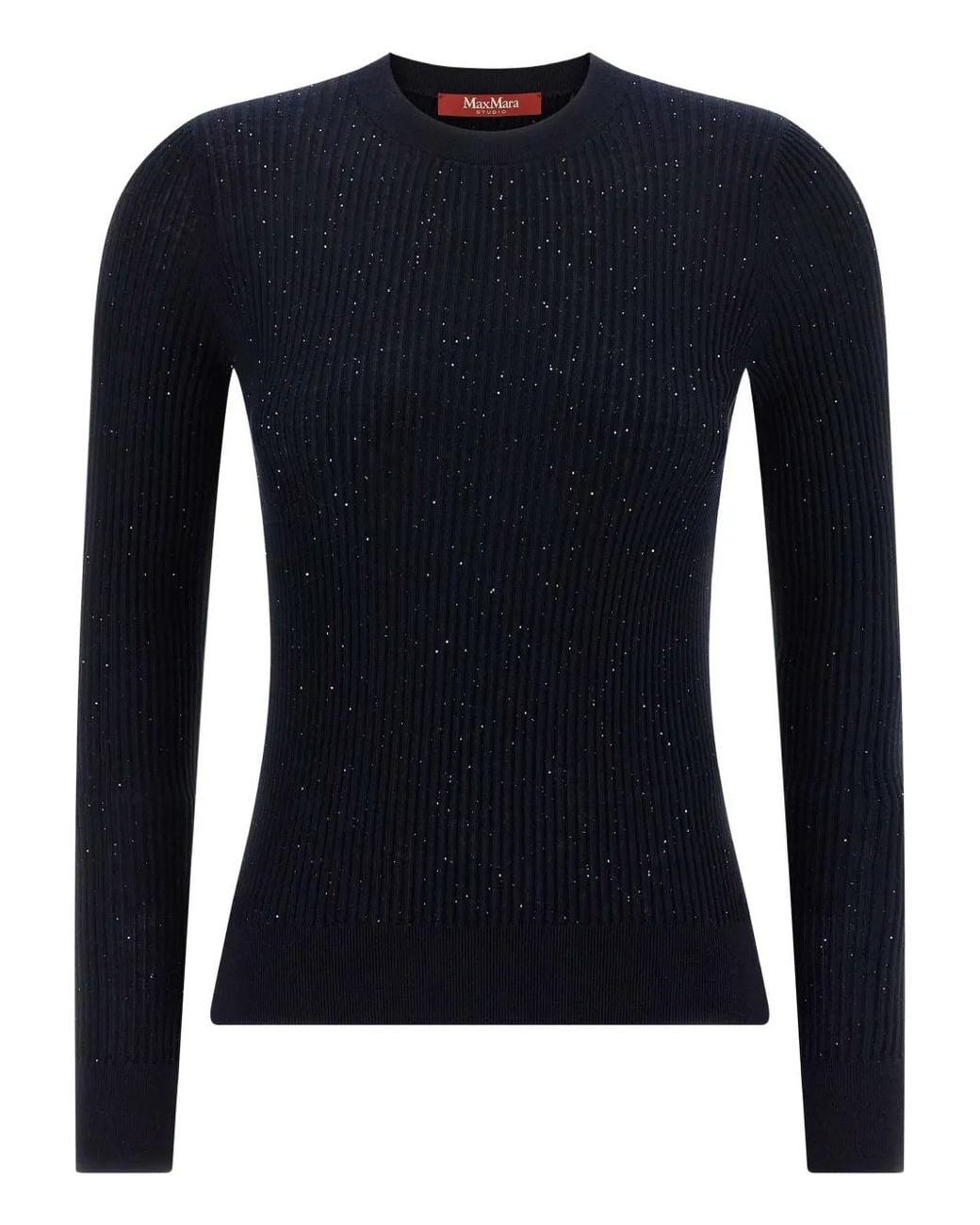 Pull Côtelé Marabu À Sequins Max Mara en coloris Blue