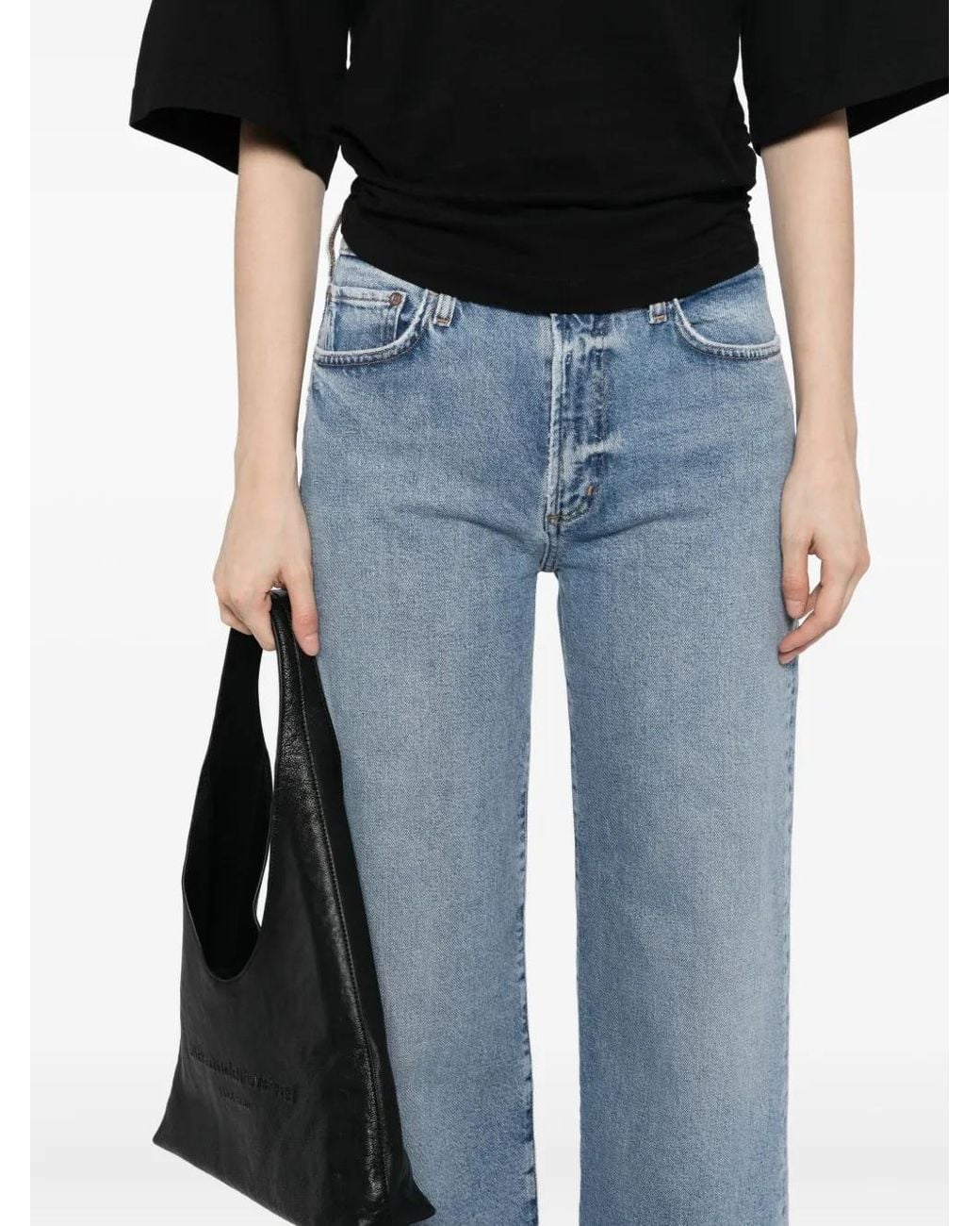 Agolde Blue Petite Harper Jeans