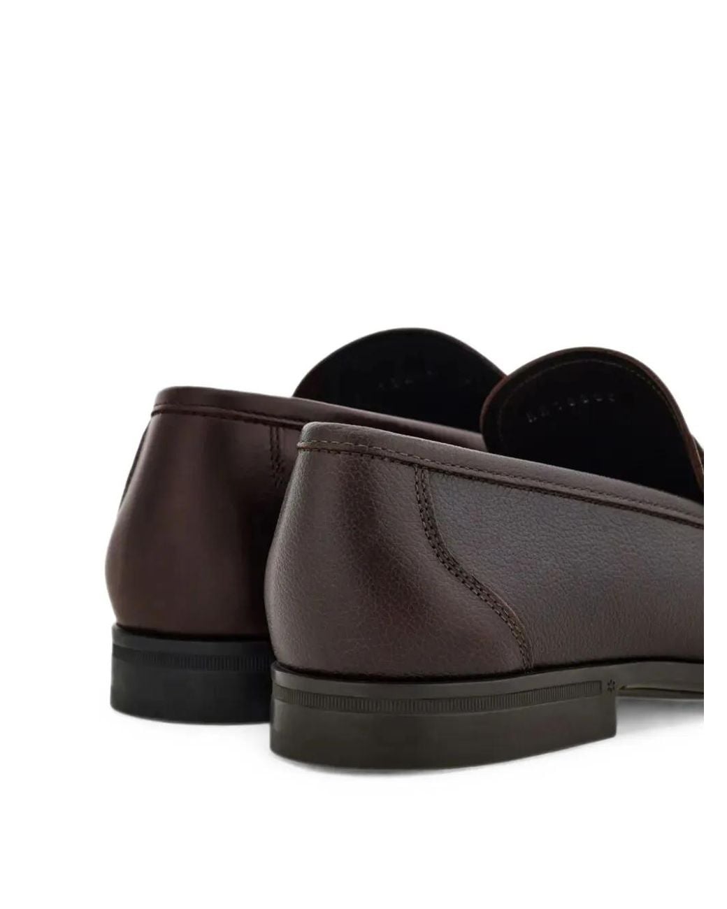 Ferragamo White Caspian Gancini-Detail Loafers for men