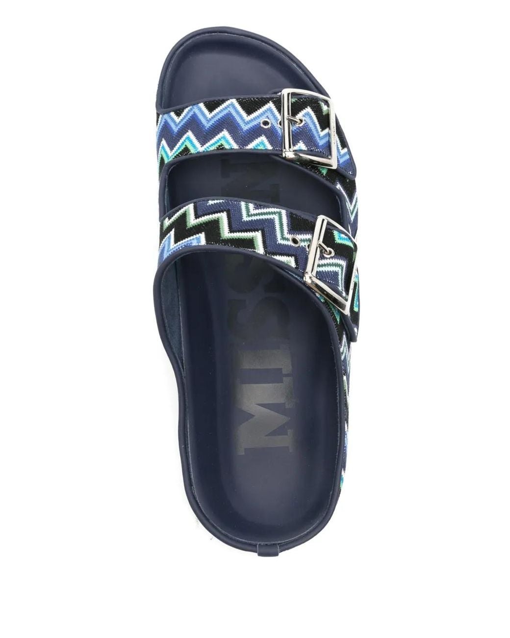 Missoni White Zigzag Sandals for men