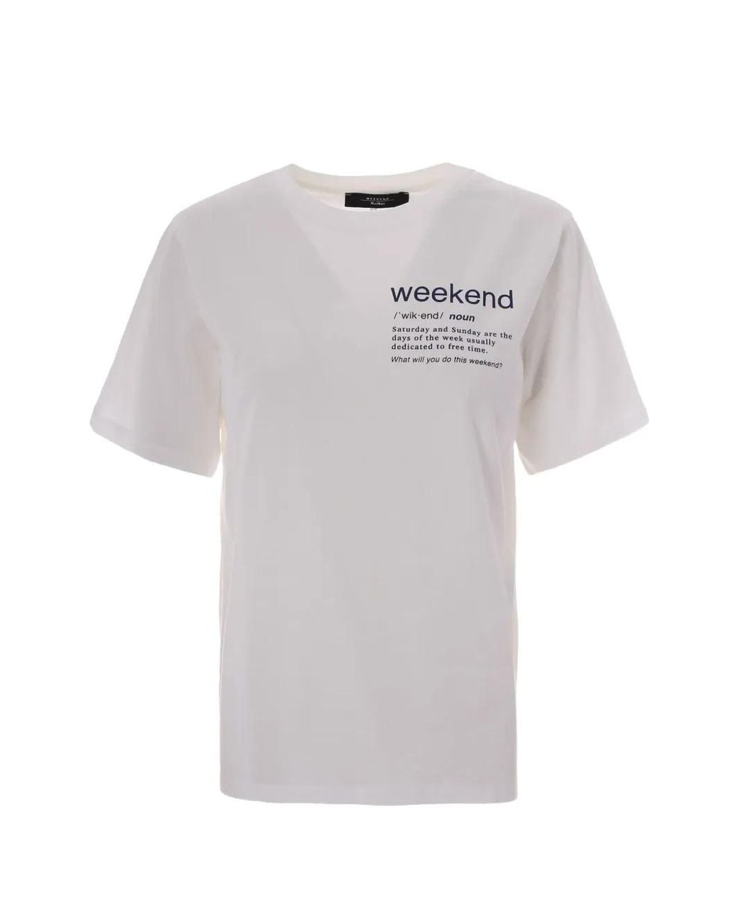 Weekend by Maxmara White Logo T-Shirt