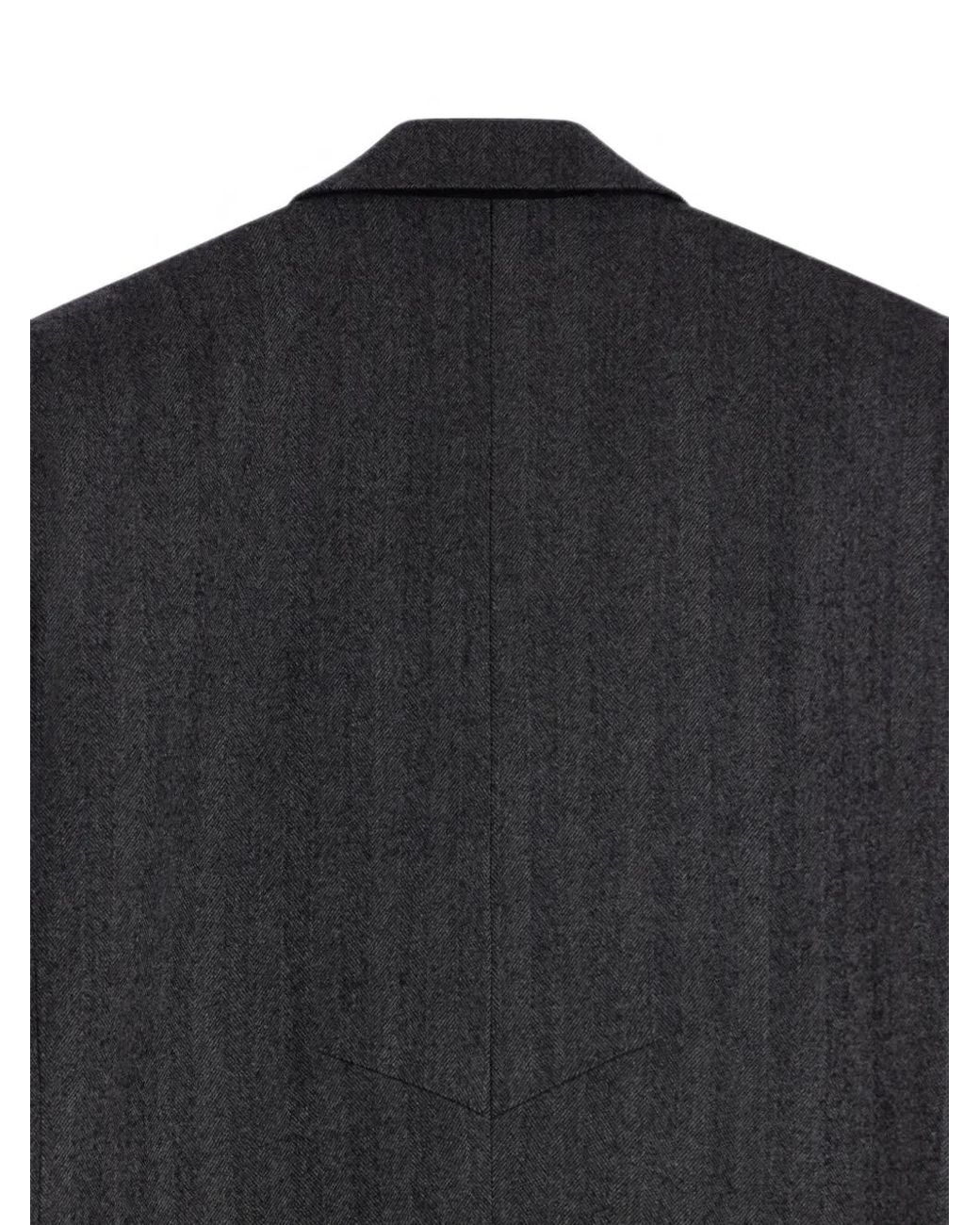 Givenchy Black Long Tailored Coat