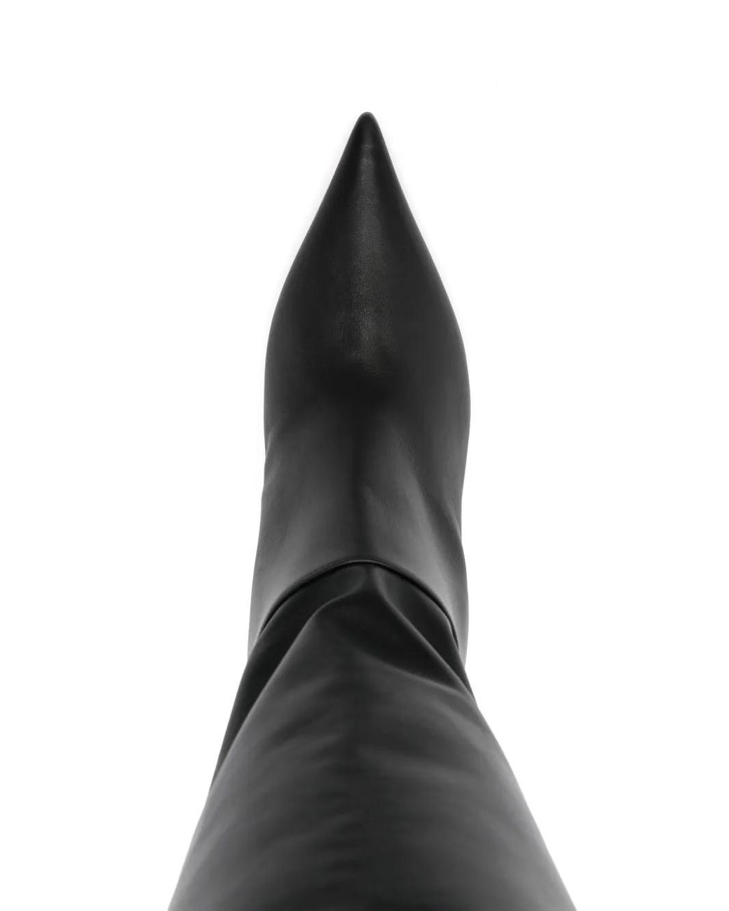 Casadei Black 'Superblade' Leather High Boots