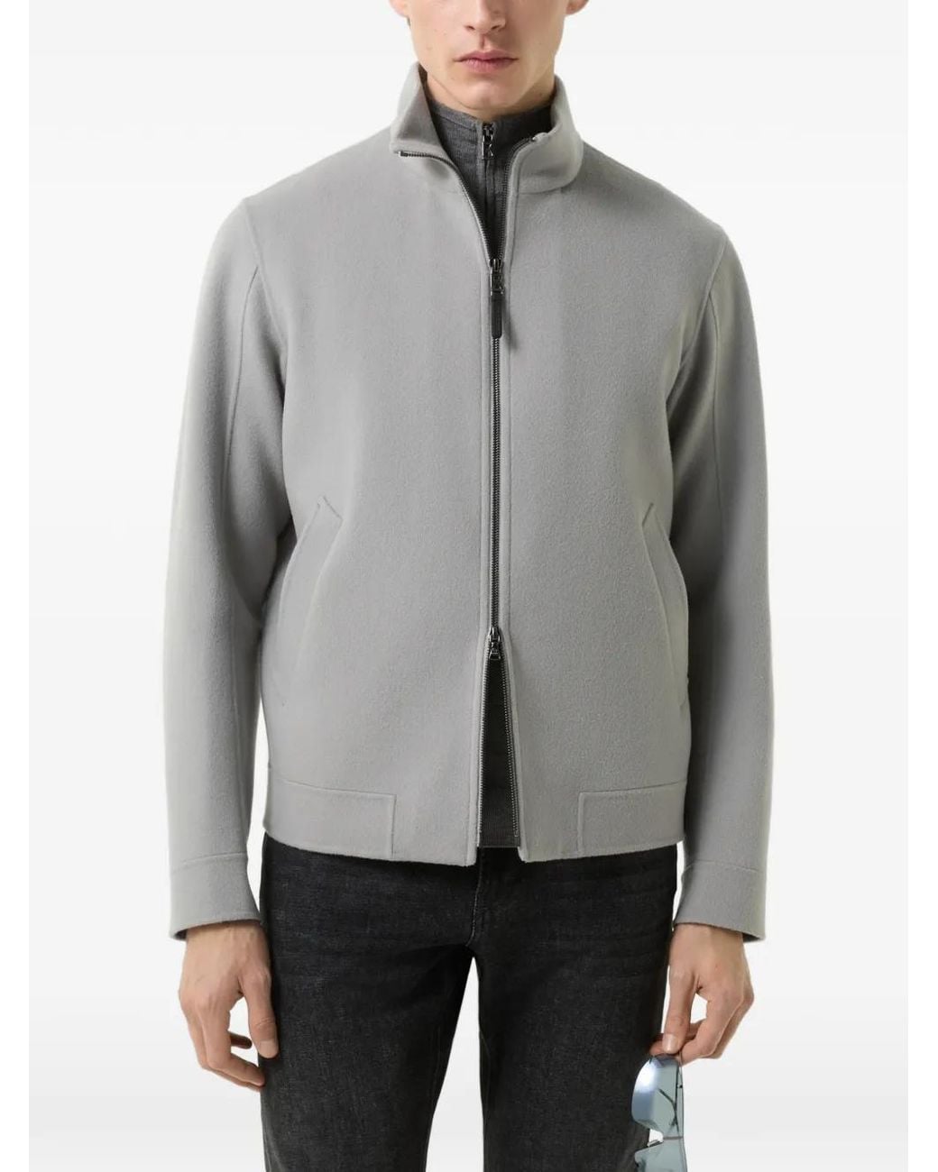 Bogner Gray Brice Doubleface Jacket for men