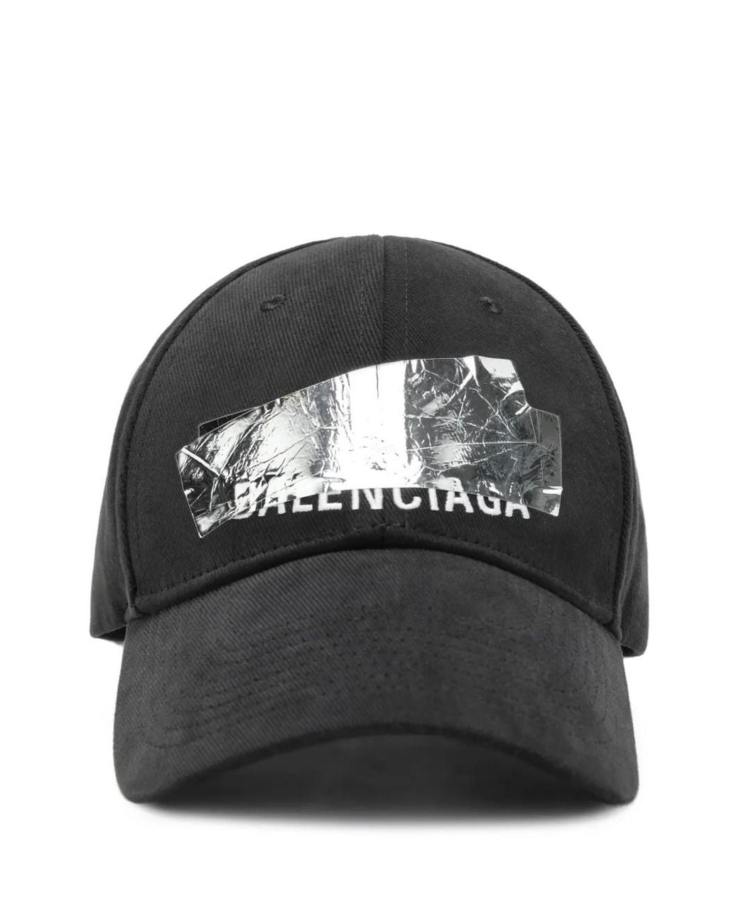 Balenciaga Black Tape-Logo Cap for men