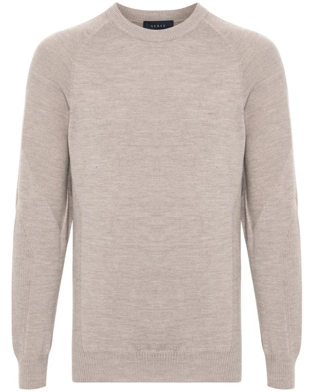 Sease Gray Whole Sweater for men