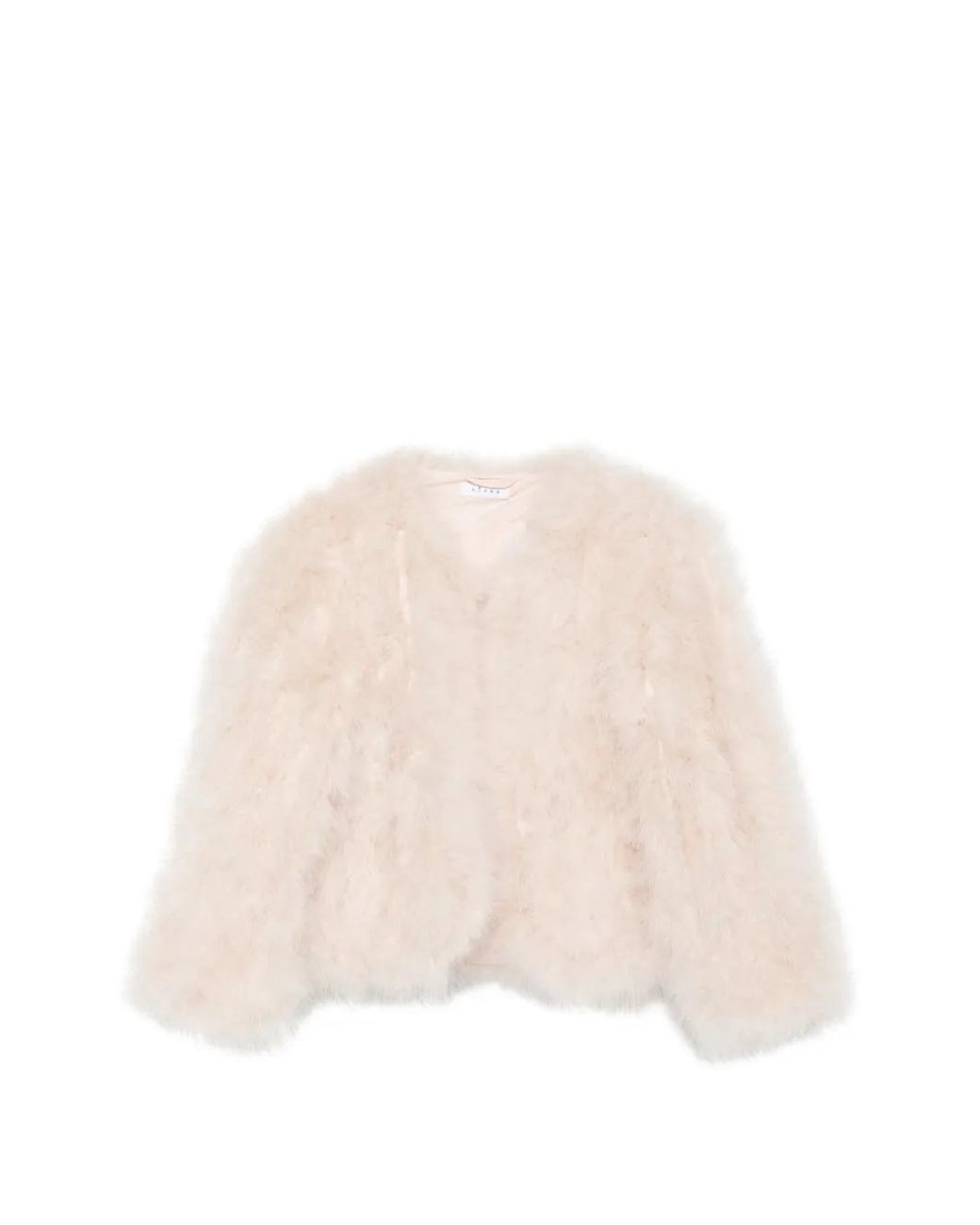 Liska Natural Marabou-Feather Jacket