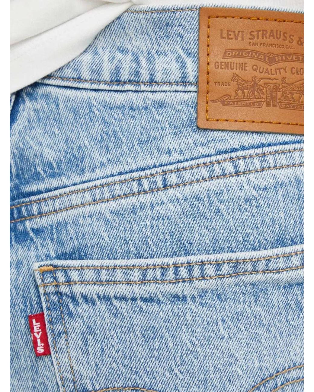 Vaqueros Middy Con Botones Levi's de color Blue