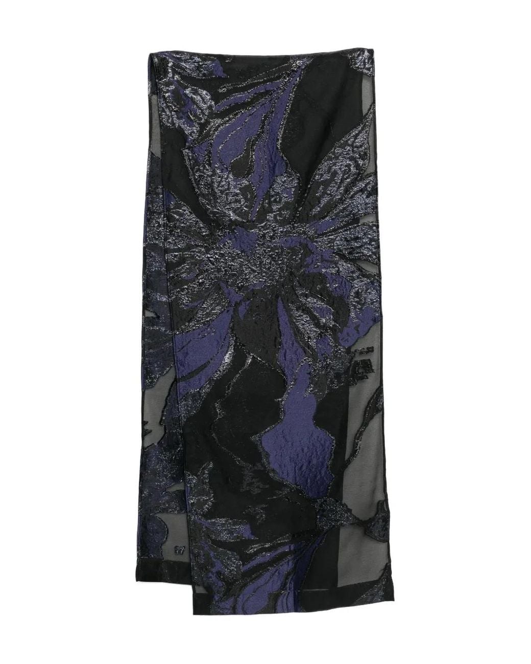 Talbot Runhof Black Stole Kitty9 Scarves