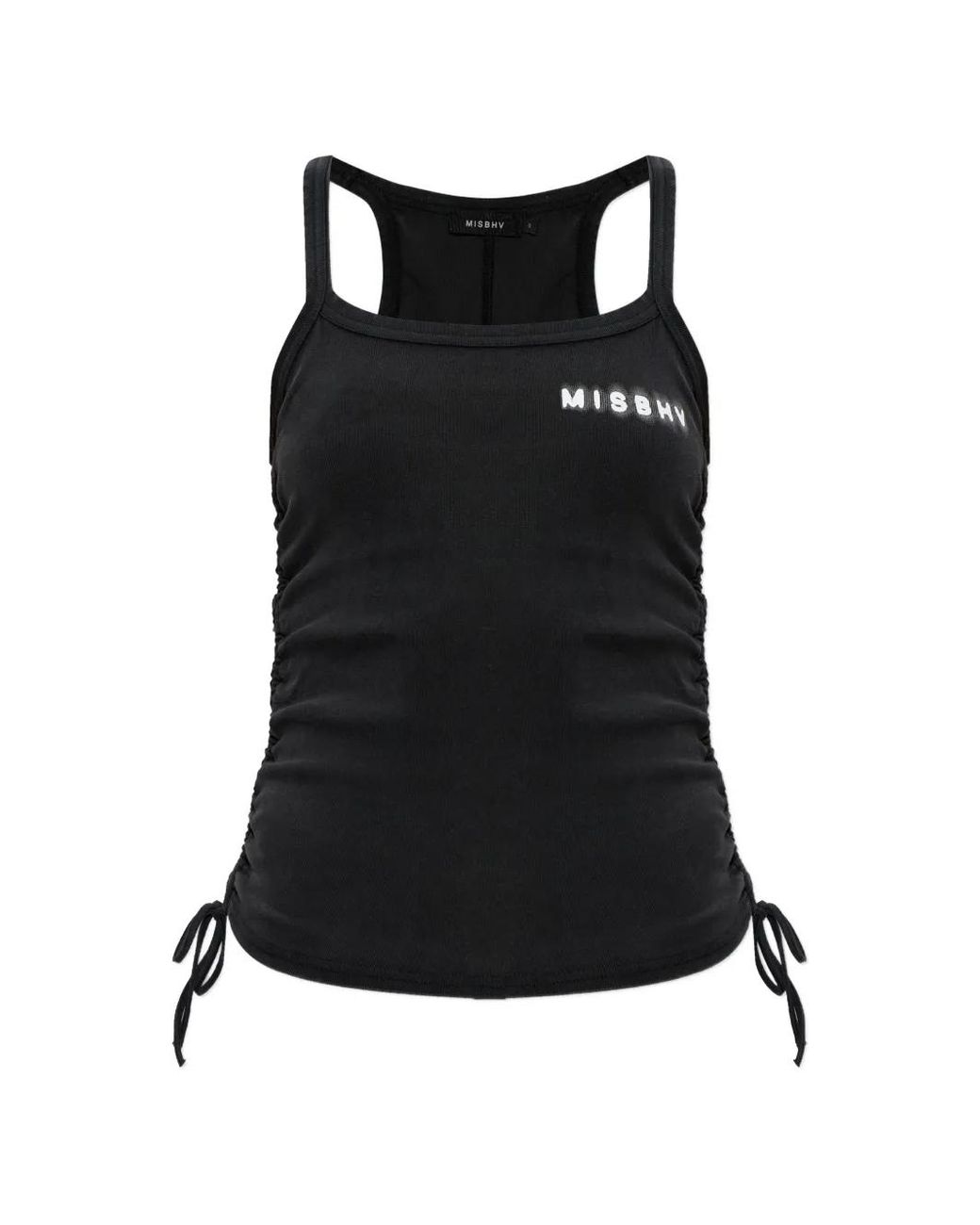 M I S B H V Black Strappy Top