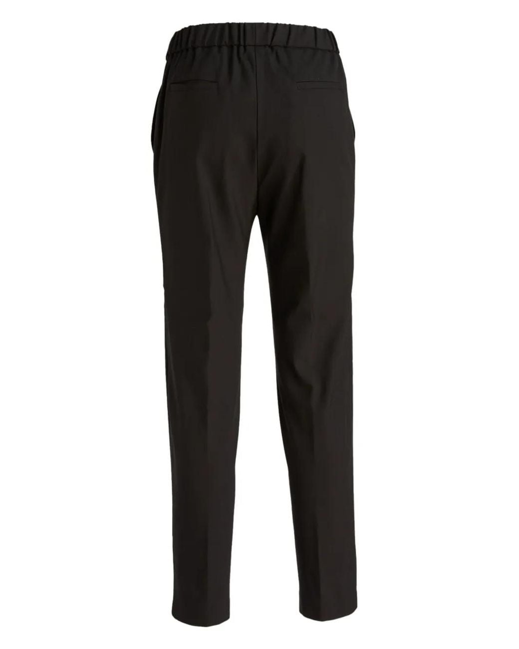 Brian Dales Black Drawstring Trousers