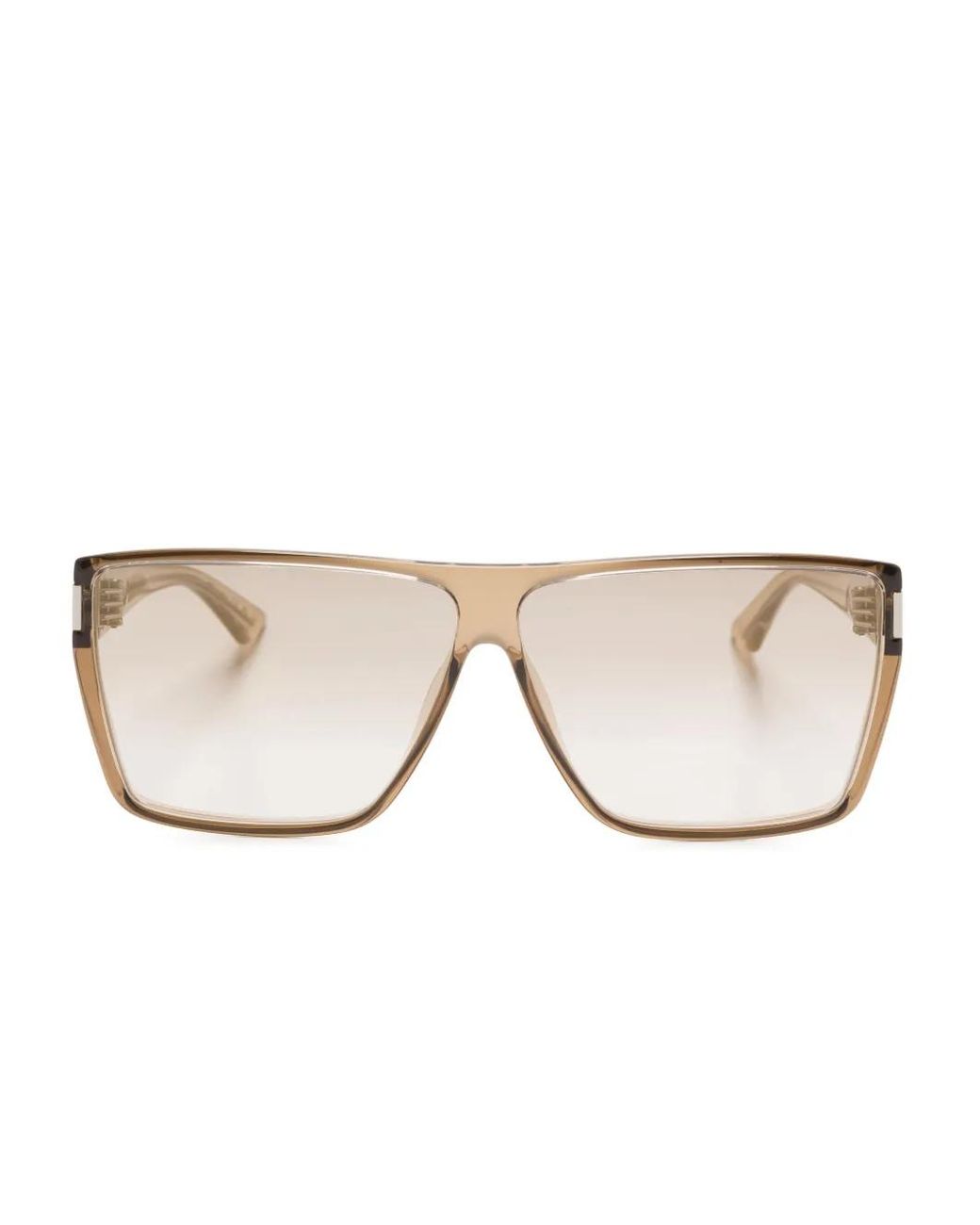 Saint Laurent Natural Square-Frame Sunglasses