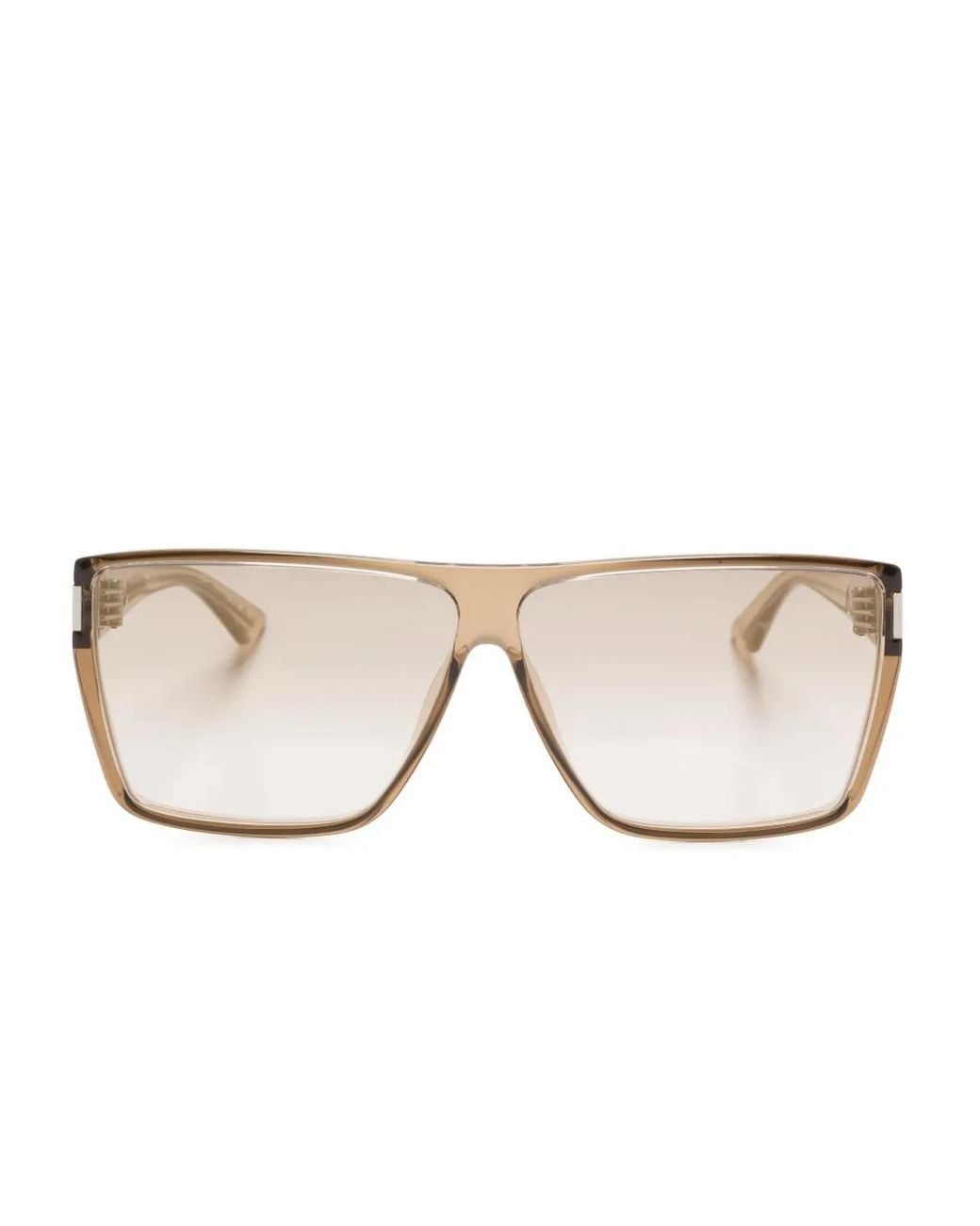Saint Laurent Natural Square-Frame Sunglasses